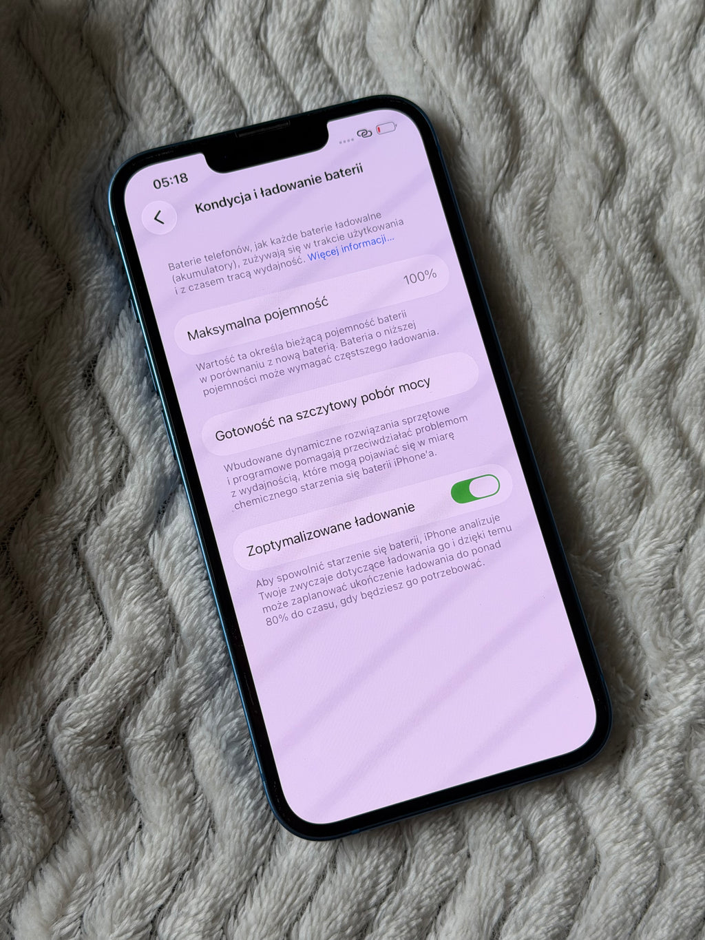 iPhone 13 - niebieski - 100%