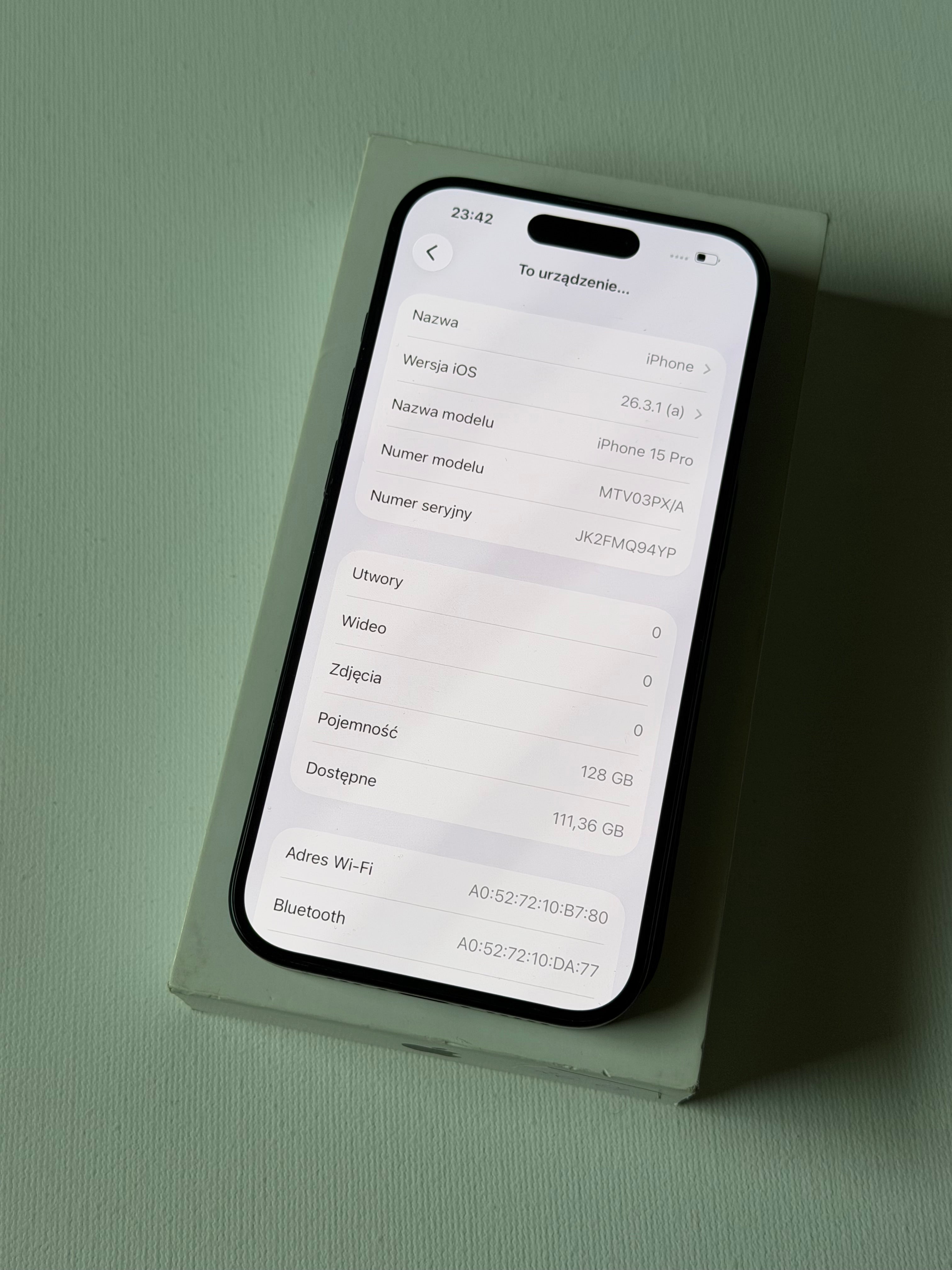 iPhone 15 pro - blue titanium - 88%