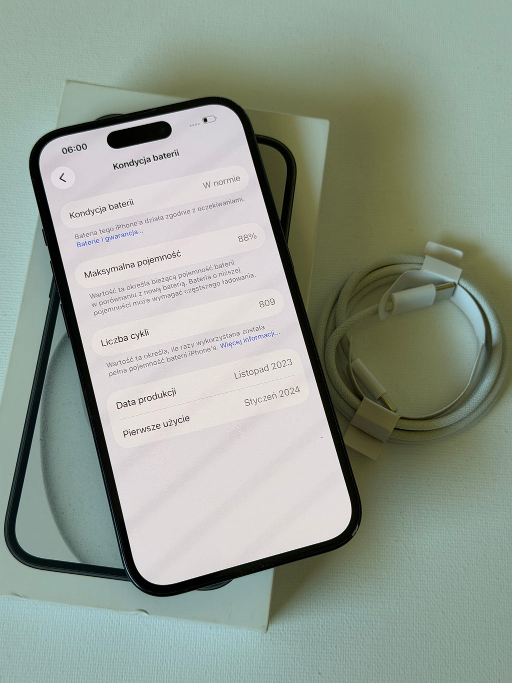 iPhone 15- 88% - czarny